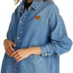 Calvin Klein Cazadora Vaquera Mujer Overshirt Denim Oversize