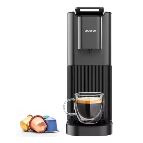 Cecotec Power Caps 20 Cafetera de Cápsulas Nespresso 1400W 20 Bares Thermoblock