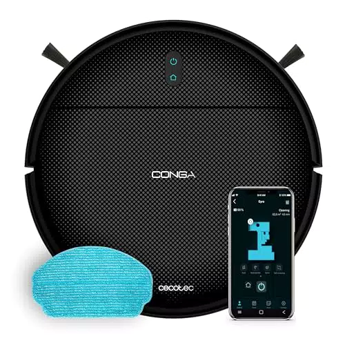 Cecotec Conga M10 X-Treme Robot Aspirador con App y Navegación Giroscópica