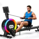 DMASUN Máquina de Remo Magnética para Casa, 32 Niveles, App Compatible