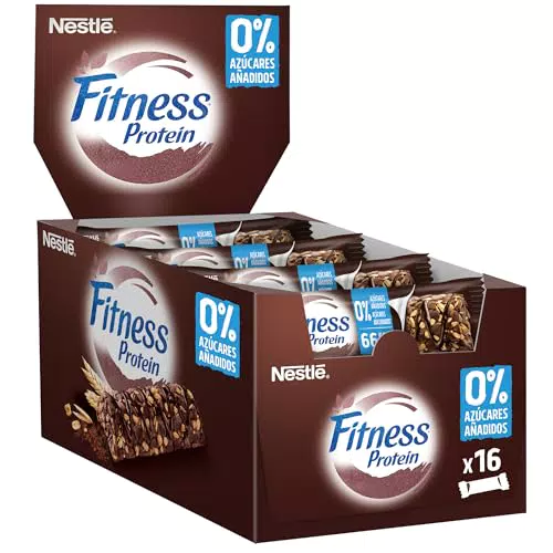Fitness 0% Barritas de Cacao Alto en Proteína Snack Saludable