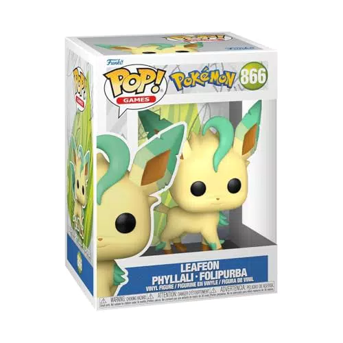 Funko Pop Pokemon Leafeon Figura Coleccionable Oficial para Fans y Coleccionistas