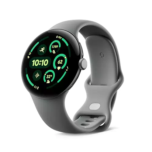 Google Pixel Watch 3 - Caja en Color Plata Pulida - Correa en Color Porcelana - Wi-Fi
