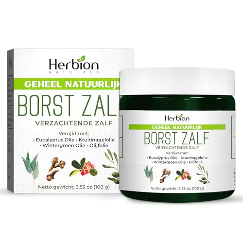 Herbion Naturals Chest Rub Bálsamo Natural Para Congestión Y Dolores Musculares