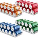 Kichly Organizador De Latas Para Nevera Apilable Ahorra Espacio Cocina y Despensa