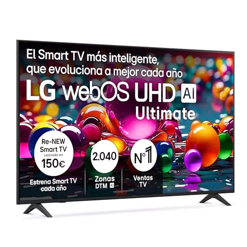 LG 65UA75006LA Televisor UHD 4K Smart TV WebOS IA HDR10 Pro Dolby Google Assistant