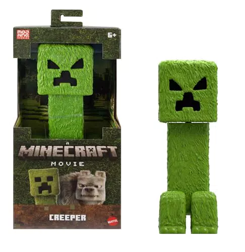 Mattel Minecraft Creeper Figura De Acción Inspirada En La Película De Minecraft