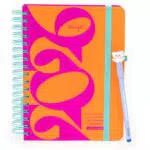 Mr. Wonderful Agenda Anual 2026 Vista Diaria con Bolígrafo Borrable Sigue Intentándolo