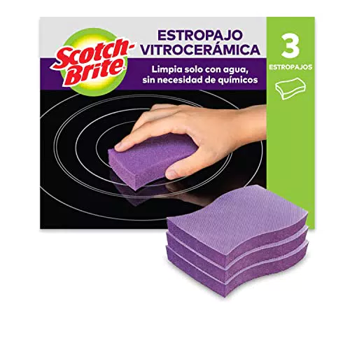 Scotch-Brite estropajo especial para limpieza de vitrocerámica