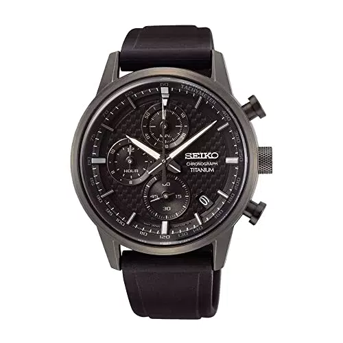 Seiko Reloj de Cuarzo para Hombre con Correa de Acero Inoxidable y Cronógrafo