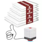 Vacbird Bolsas De Vacío Para Ropa Con Bomba Eléctrica Portátil Para Almacenaje