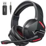 Binnune BW01 Auriculares Gaming Inalámbricos 2.4G con Micrófono para PS5 PS4 PC