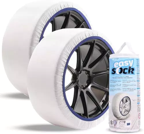 Easy Sock Cadenas de Nieve Textiles para Coche Homologadas y Antideslizantes