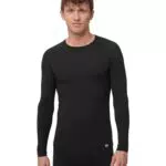 DANISH ENDURANCE Camiseta Térmica Manga Larga para Hombre, Lana Merino
