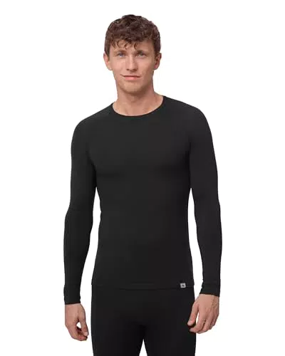 DANISH ENDURANCE Camiseta Térmica Manga Larga para Hombre, Lana Merino
