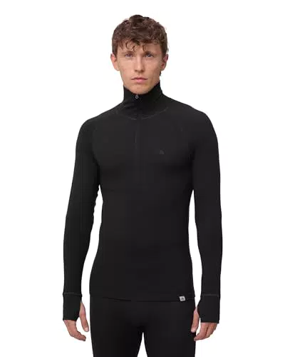 Danish Endurance Camiseta Térmica Hombre Lana Merino Manga Larga Base Layer