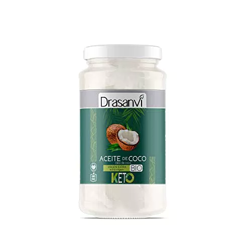 Drasanvi Aceite De Coco Virgen Extra Bio Certificado Keto Vegano Sin Gluten