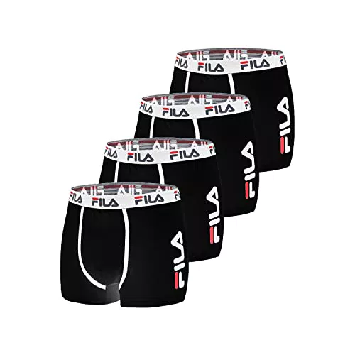 FILA Calzoncillos Boxer Hombre Algodón Cómodos Ropa Interior Masculina