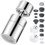 Grifo Giratorio 360° M22 M24 Ahorro Agua Extensión Aireador Cocina Baño