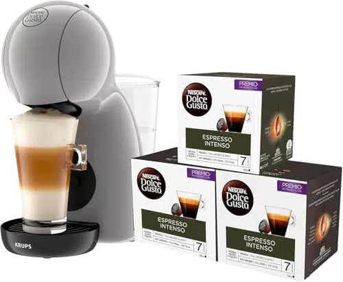 Krups Nescafé Dolce Gusto Piccolo XS KP1A3BCAS - Cafetera de cápsulas de 15 bares
