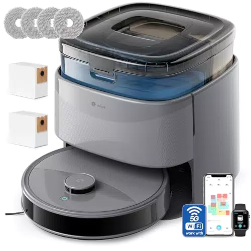 Lefant M3 Max Robot Aspirador y Fregasuelos con Autovaciado y Mopas Elevables