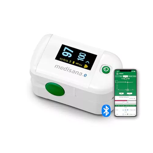 medisana PM 100, oxímetro de pulso, medición de la saturación de oxígeno en la sangre