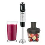 Moulinex Quickchef Batidora de mano y picadora 500 ml, 1000 W, 10 velocidades