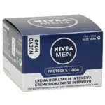 Nivea Men Protege & Cuida Crema Facial Hidratante con Aloe Vera para Piel Muy Seca
