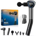 Pistola de Masaje Muscular con Mango Extensible Desmontable