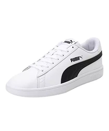 PUMA Smash V2 L, Trainers & Sneakers Unisex adulto, Puma White-Puma Black