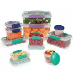 Sistema Klip It Recipientes Para Alimentos Apilables Con Tapas Herméticas Sin BPA