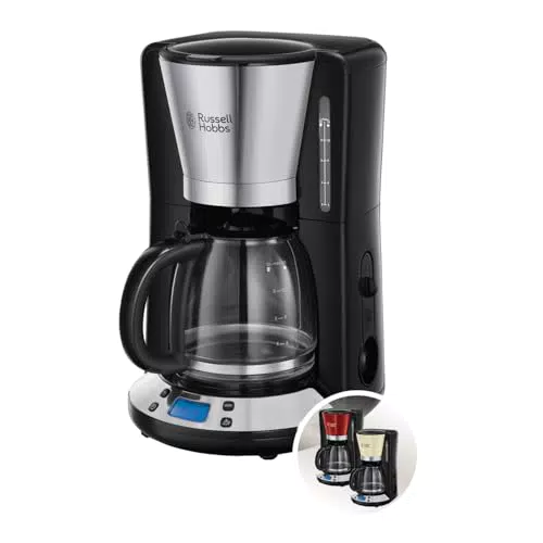 Russell Hobbs Cafetera de Goteo Victory Programable con Jarra Cristal y Filtro Extraíble