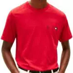 Tommy Hilfiger Camiseta Hombre Small Crest Outline Manga Corta Cuello Redondo