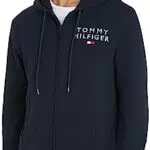 Tommy Hilfiger Sudadera Hombre Hoodie con Cremallera Modelo Casual