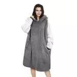 TowingO Sudadera con Capucha Manta Polar Unisex Ropa de Invierno Acolchada