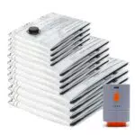 Bolsas de Vacío con Bomba Inalámbrica Recargable para Ropa, Viaje y Almacenaje