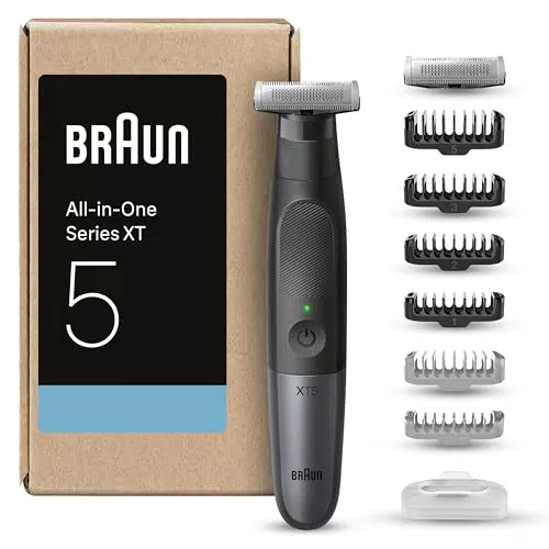 Braun Series X XT5270 Recortadora de Barba y Afeitadora Eléctrica Hombre Resistente Agua