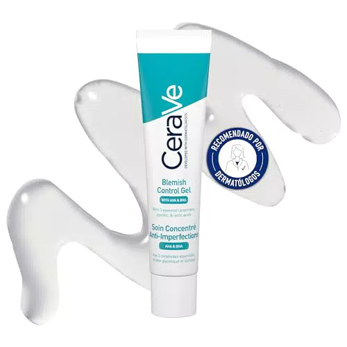 CeraVe Gel Control Imperfecciones Para Piel Grasa Y Acneica Con AHA Y Ácido Salicílico