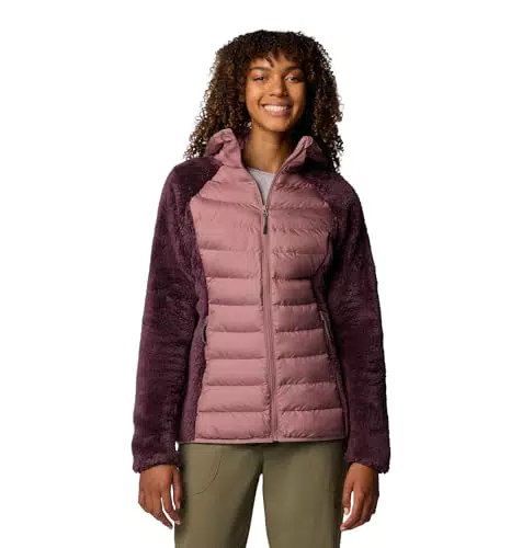 Columbia Chaqueta Powder Lite II Sherpa para Mujer, Abrigo Versátil y Cálido