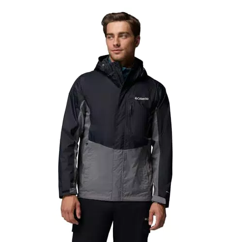 Columbia Chaqueta impermeable Pouring Adventure 3 para hombre