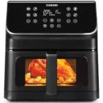 COSORI Freidora de Aire Dual Blaze TwinFry 10L, 6 en 1, 2800W, 70+ Recetas