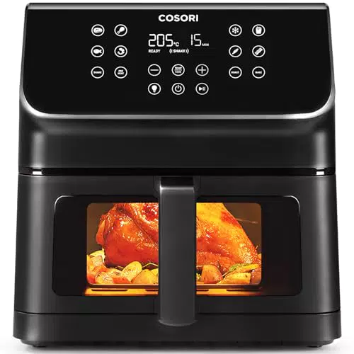 COSORI Freidora de Aire Dual Blaze TwinFry 10L, 6 en 1, 2800W, 70+ Recetas