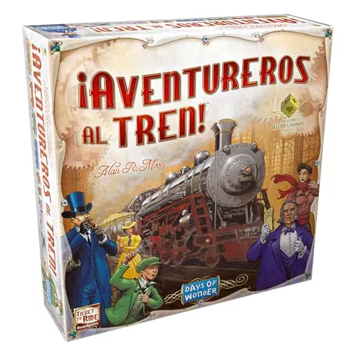 Days of Wonder Aventureros al Tren Juego de Estrategia de Trenes para Familias
