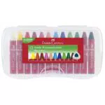 Faber-Castell Crayones De Cera Jumbo Para Niños Y Adultos
