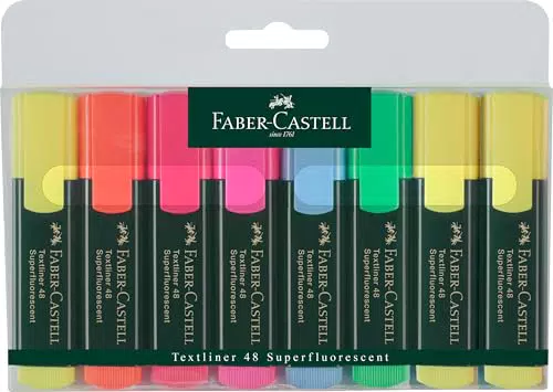 Faber-Castell Textliner 48 Refill Subrayador Recargable Multicolor