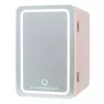 Flamingueo Mini Nevera Espejo con Luz LED Frío Calor para Cosméticos y Skincare