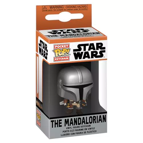 Funko POP Keychain Star Wars The Mandalorian Llavero Vinilo Coleccionable Oficial