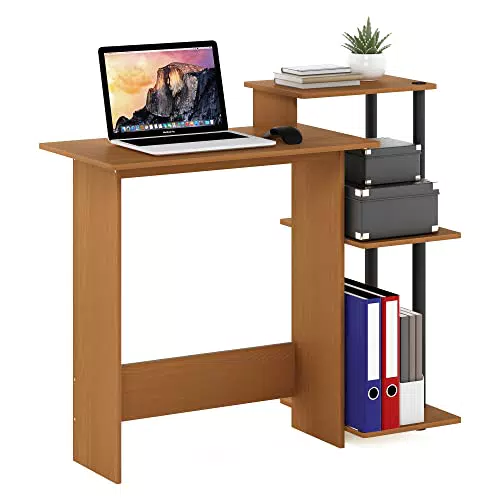 Furinno Efficient Home Escritorio Ordenador Portátil Compacto para Oficina y Hogar