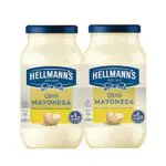 Hellmann's Mayonesa Clásica en Tarro Pack Ahorro
