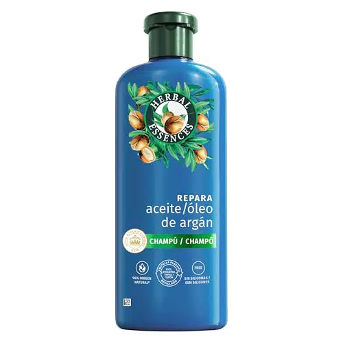 Herbal Essences Champú Reparador Aceite Argán Para Pelo Dañado Hidratación Natural